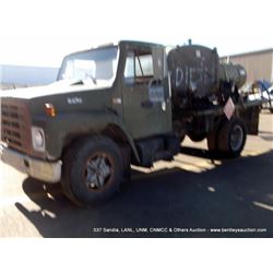 1983 INTERNATIONAL 1654/S1600 TRUCK ~ 86,675 MILES VIN: 1HTLAHEM8EHA27708, FLATBED, FUEL TANKS TITLE