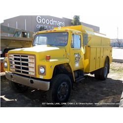 1982 INTERNATIONAL 1854 TELEPHONE TRUCK ~ 47,865 M VIN: 1HTAR1853CHA17032, 4X4, HASKEY, 2,164 HOURS,