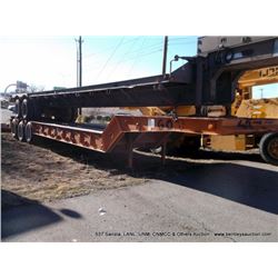 1984 MCTL 48' TRIPLE AXLE DROP DECK TRAILER S/N MCTLL074 TITLE # 08224034A714275 4311