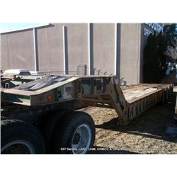 M870 48" TRIPLE AXLE PULLAWAY TRAILER FSN# 2330081377, S/N 504978, 40 TON CAPACITY NO TITLE 4308