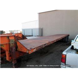 1964 CHECKER CAB 270A1 46' DUAL AXLE TRAILER, S/N 1135 TITLE # 07352134A165140 4337