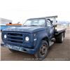 Image 1 : 1975 DODGE D500 FLATBED TRUCK ~ 50,009 MILES VIN: D51EG4J019104, RUNS, MILEAGE SHOWING NO TITLE 1 KE