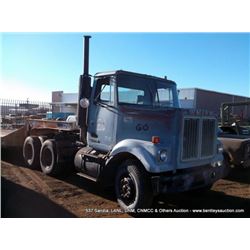 1981 WHITE ROAD BOSS SEMI TRUCK ~ 97,406 MILES VIN: 1WAUDCJD1BN049377, DUAL AXLE, RUNS, MILEAGE SHOW