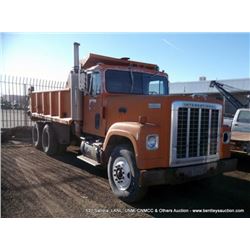 1978 INTERNATIONAL TRANSTAR 4300 DUMP TRUCK ~ 211, VIN: D2137HGB16730, RUNS, 922,919 HOURS TITLE #??