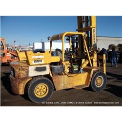 CLARK MODEL 2348144 FORKLIFT, 1,293 HOURS, 15,000 LB CAPACITY W/ SCALE, S/N # 2348144EI98 (PS) 4256
