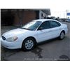 Image 1 : 2001 FORD TAURUS LX 4 DOOR SEDAN ~ 194,151 MILES VIN: 1FAFP52U41G157788, RUNS, 3.0L V6 OHV 12V, FWD 