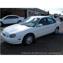 1998 FORD TAURUS LX 4 DOOR SEDAN ~ 127,457 MILES VIN: 1FAFP52U9WG201162, RUNS, FWD TITLE # KEY=?? 53