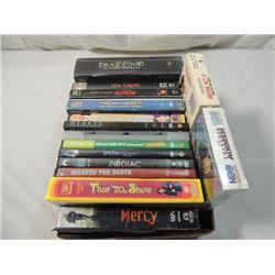 DVD MOVIE LOT 14 VHS DEADWOOD TWO HALF MEN MORE
