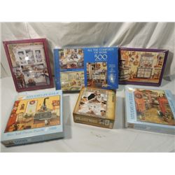 PUZZLE BOX LOT MOST NEW SEALED