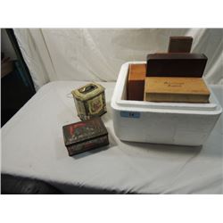 CIGAR BOXES TINS CANDY RILEY'S ENGLAND