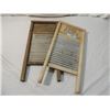 Image 1 : PAIR DUBL HANDL ANTIQUE WASHBOARDS COLUMBUS