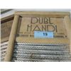 Image 2 : PAIR DUBL HANDL ANTIQUE WASHBOARDS COLUMBUS