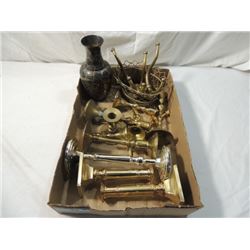 JACKPOT BOX BRASS CANDLESTICKS VASES MORE