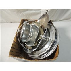 ALUMINUM COLLECTIBLE TRAY LOT PEWTER MORE!!