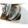 Image 2 : ALUMINUM COLLECTIBLE TRAY LOT PEWTER MORE!!