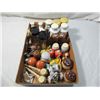 Image 1 : SALT PEPPER COLLECTION LOT VINTAGE ANTIQUE WOOD