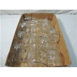 LOT BEAUTIFUL HAND CUT GLASS CRYSTAL GLASSWARE