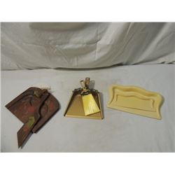 BOX LOT VINTAGE CRUMB CATCHERS TRAYS MORE