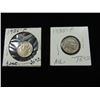 Image 1 : 2 BUFFALO NICKELS 1935P AU 1936P UNC