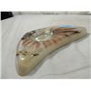 Image 2 : RARE UNIQUE UNUSUAL FEATHER RESIN ASHTRAY 1950'S