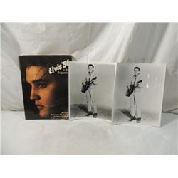 ELVIS LOT 2 ORIGINAL BLACK WHITE PROMO PHOTOS BOOK