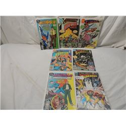 7 COMIC BOOKS ALL OLDER SUPERMAN
