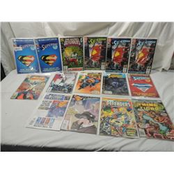 15 COMIC BOOKS  VINTAGE SUPERMAN AND SPECIALS