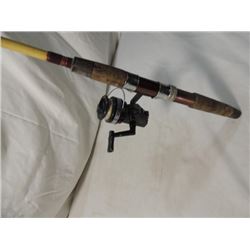 VINTAGE SWIFT OPEN FACE SPINNING REEL CORK ROD