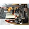 Image 5 : HUGE BOX LOT GARAGE ITEMS PAINT TOOLS HARDWARE
