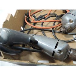 TWO ELECTRIC DRILLS CRAFTSMAN BLACK DECKER MORE