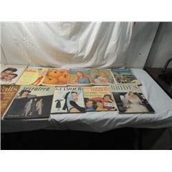 EPHEMERA MAGAZINE LOT 1950'S 1940'S KENNEDY BRIDE
