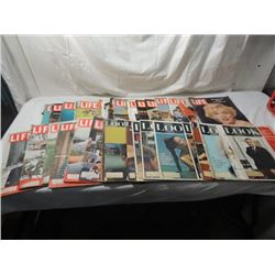 TWO CRATES FULL LIFE MAGAZINES 1950'S 1960'S