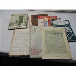 SHEET MUSIC BOX FULL BOOK DEVILS DITTIES