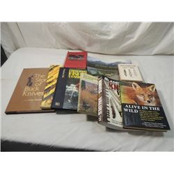 HUNTING FISHING KNIVES TRAPPING SURVIVAL BOOK LOT