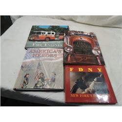 FIRE DEPARTMENT TRUCKS LADDERS NEW YORK BOOK LOT