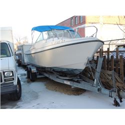 1977 AQUASPORT 22.5' LAKE FISHING BOAT & TRAILER