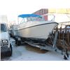 Image 1 : 1977 AQUASPORT 22.5' LAKE FISHING BOAT & TRAILER