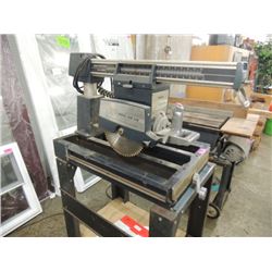 POWER KRAFT RADIAL ARM SAW NICE SOLID WORKING