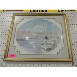 NICE VINTAGE FRAMED ART PRINT 25.5" X 21.5"