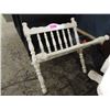 Image 1 : VINTAGE WOODEN MAGAZINE NEWSPAPER RACK SHABBY CHIC
