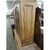 Image 3 : CHINA CABINET DISPLAY CURIO LEADED GLASS DOORS