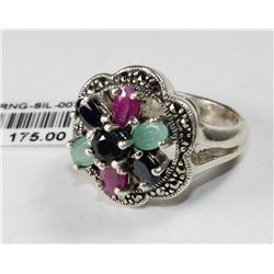 #0072 - STERLING SILVER RING - 12.5 GRAMS