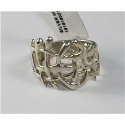 #0077 - STERLING SILVER RING - 6.4 GRAMS