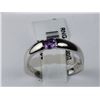 Image 1 : #0017 - 10K WHITE GOLD AMETHYST RING