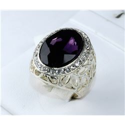 #0114 - STERLING SILVER RING - 10.5 GRAMS