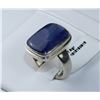 Image 1 : #0117 - STERLING SILVER SAPPHIRE RING - 7.6 GRAMS