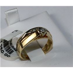 #0491 - 14K YELLOW GOLD DIAMOND ENGAGEMENT SET