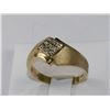 Image 1 : #0223 - 10K YELLOW GOLD DIAMOND(0.12CT) RING