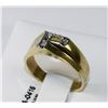 Image 1 : #0415 - 10K YELLOW GOLD & DIAMOND RING