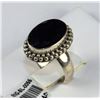 Image 1 : #0055 - STERLING SILVER SAPPHIRE RING - 6.3 GRAMS